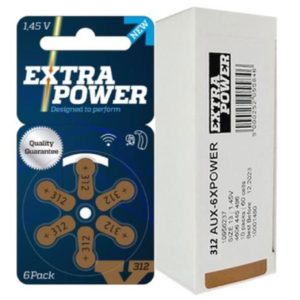 Pilhas Para Aparelho Auditivo - Tamanho 312 - Extra Power - Caixa c/10 cartelas