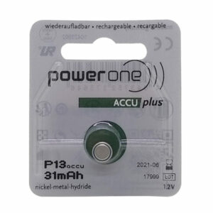 PILHA RECARREGÁVEL P13 - BATERIA POWER ONE ACCU PLUS