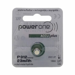PILHA RECARREGÁVEL P312 - BATERIA POWER ONE ACCU PLUS